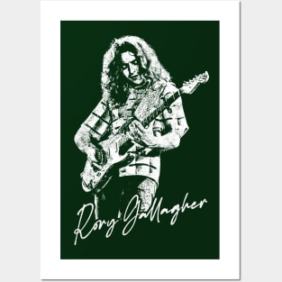 Rory Gallagher / Vintage Look Fanart Design Posters and Art